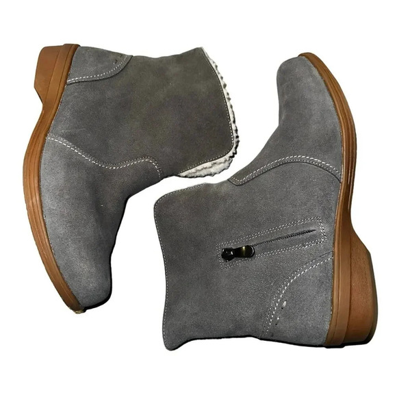 Spenco women’s 9D Sun Valley Chukka Boots Charcoal Orthotic Grade Arch‎ Support - Picture 7 of 10